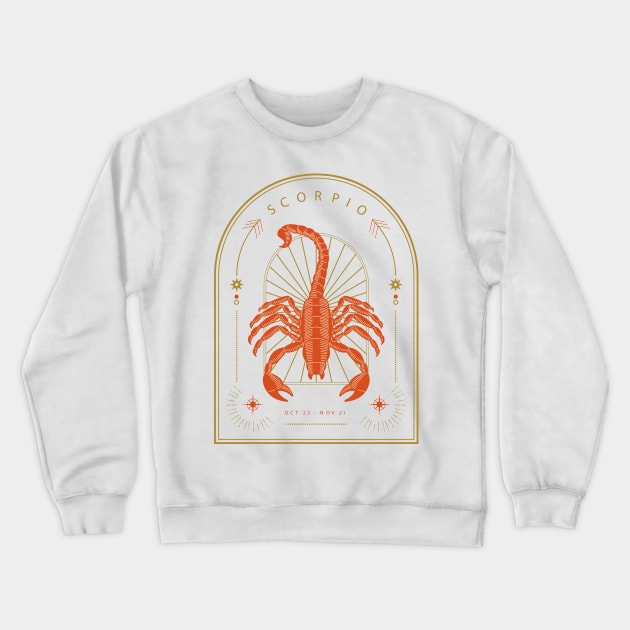 Scorpio Crewneck Sweatshirt by Javio